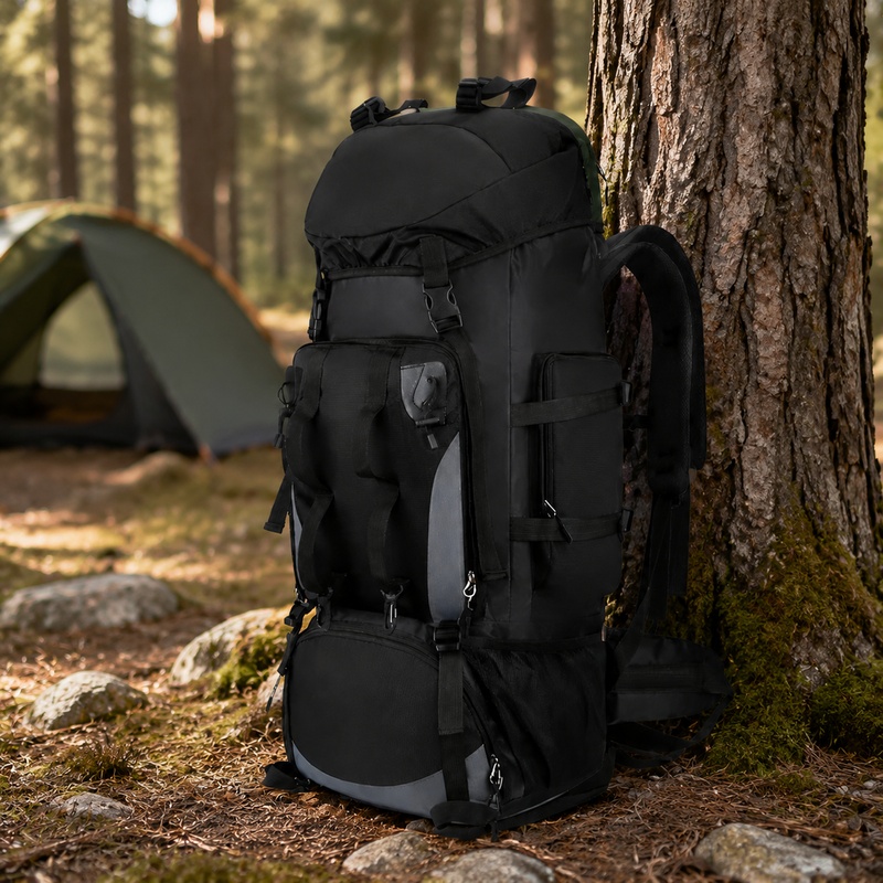 Heavy Equipment Management - Mochila de Hiking Impermeável de 90L,
