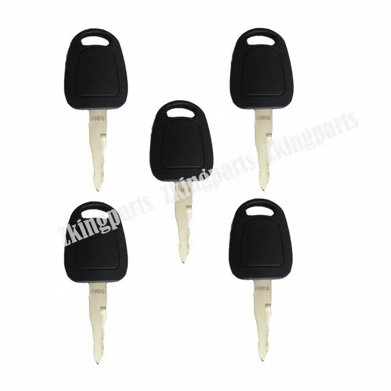 Heavy Equipment Keys - 5 peças de chave de ignição