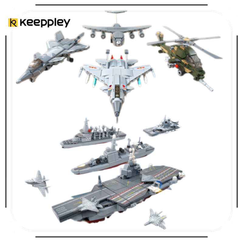 Heavy Equipment Lego - Keeppley Peace Série de Equipamentos Pesados