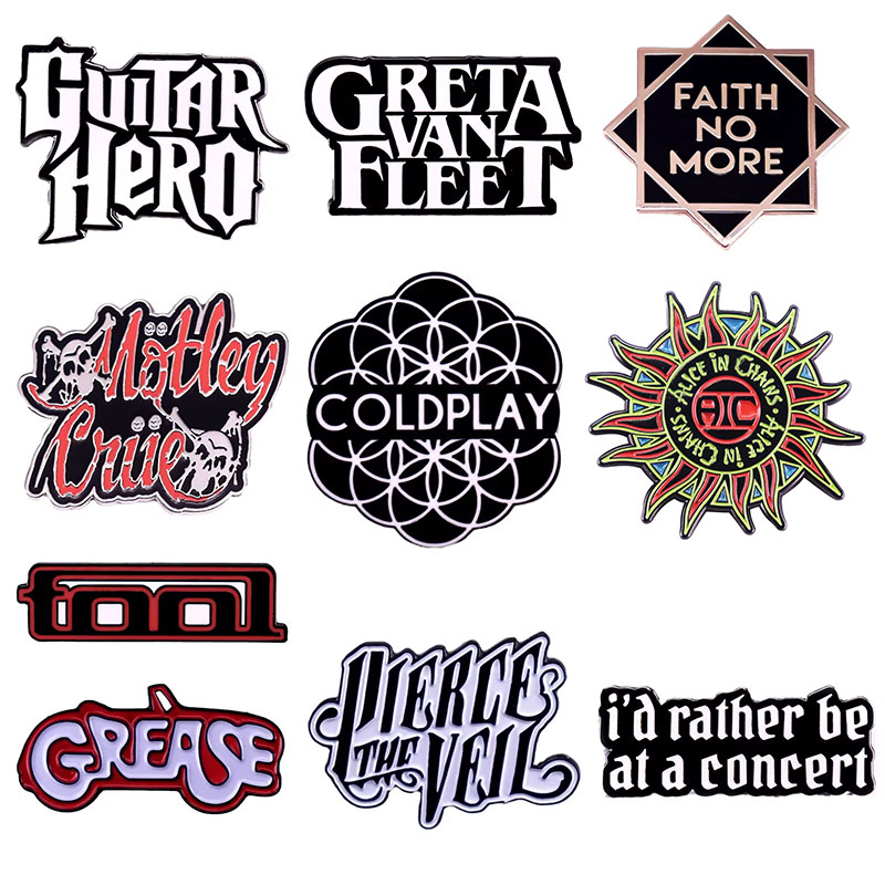 Música logotipo broche clássic - Heavy Equipment Logo avaliação e preço