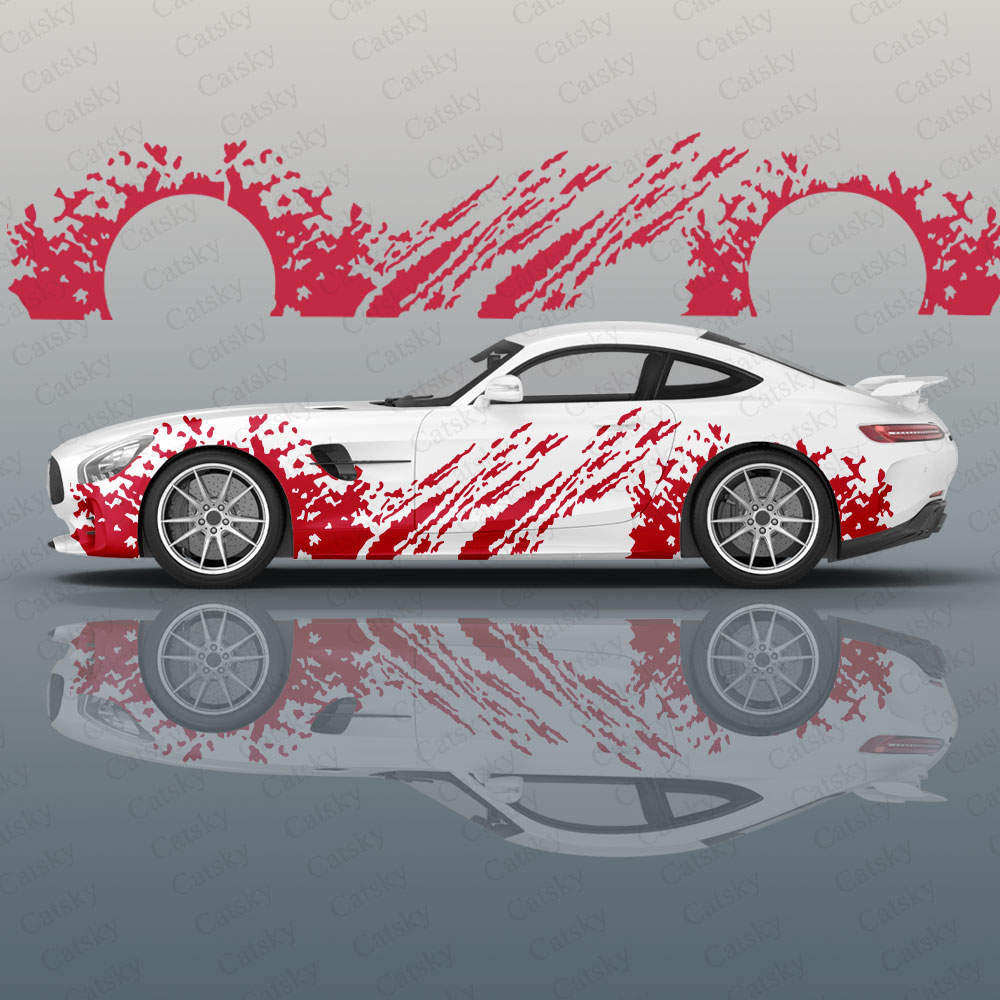 Splatter de tinta sangue decal - Heavy Equipment Logo avaliação e preço
