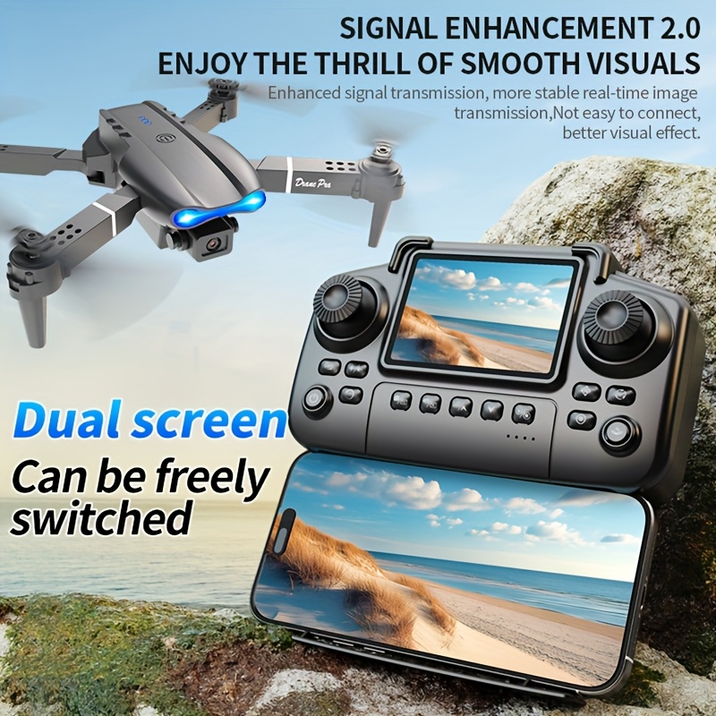2026 Novo Drone Dobrável E99 P - Heavy Equipment Keys avaliação e preço