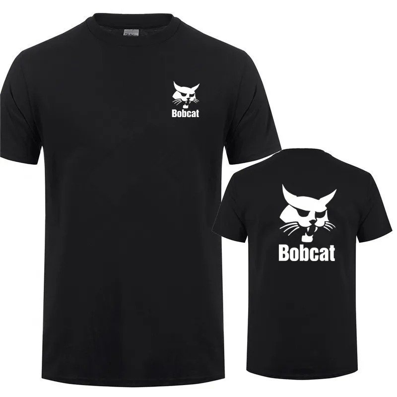 Bobcat t camisa de verão dos h - Heavy Equipment Logo avaliação e preço