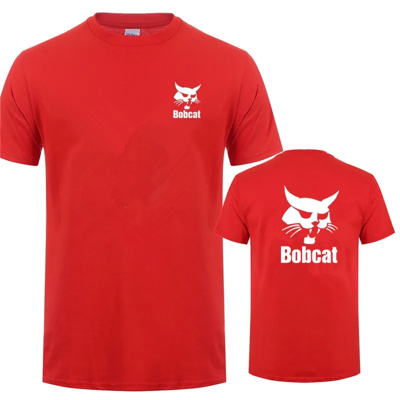 Bobcat t camisa de verão dos h - Heavy Equipment Logo avaliação e preço