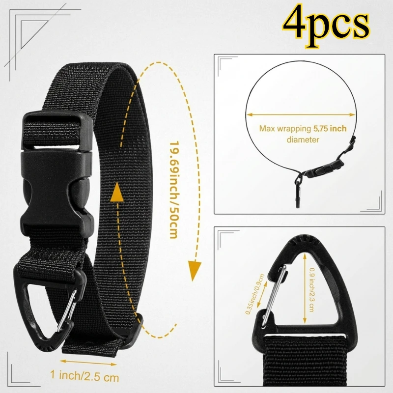 Conjunto de 4 Abraçadeiras Aju - Heavy Equipment Bucket avaliação e preço