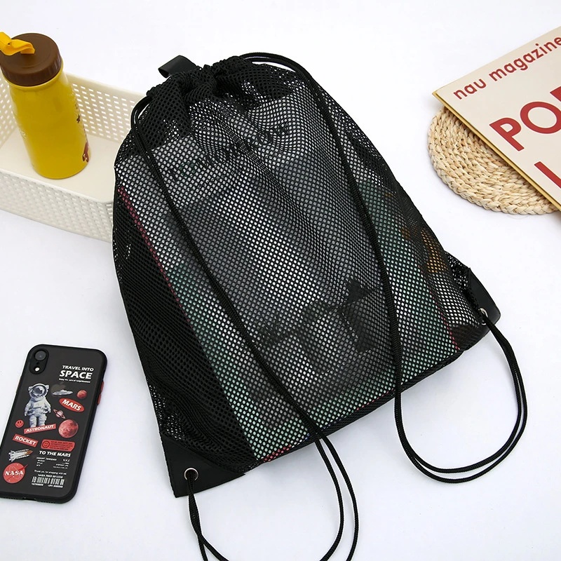 Mochila de Rede com Cordão Pre - Heavy Equipment Management avaliação e preço
