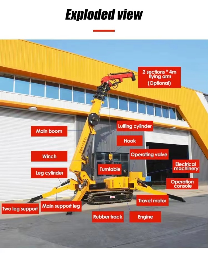 Guindaste Aranha Hidráulico 8T - Heavy Equipment Handling avaliação e preço