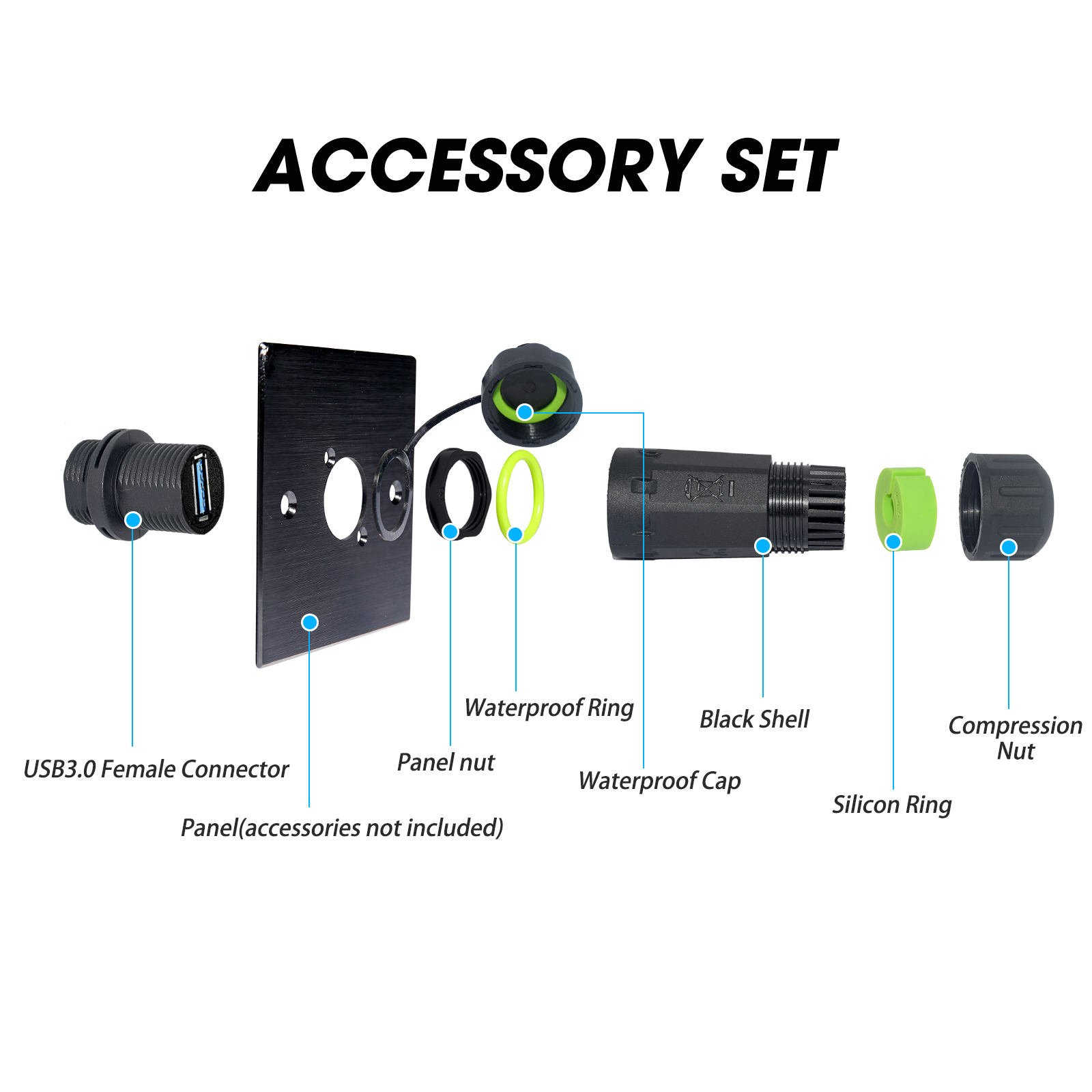 Conector USB 3.0 de Painel em  - Heavy Equipment Freeport avaliação e preço